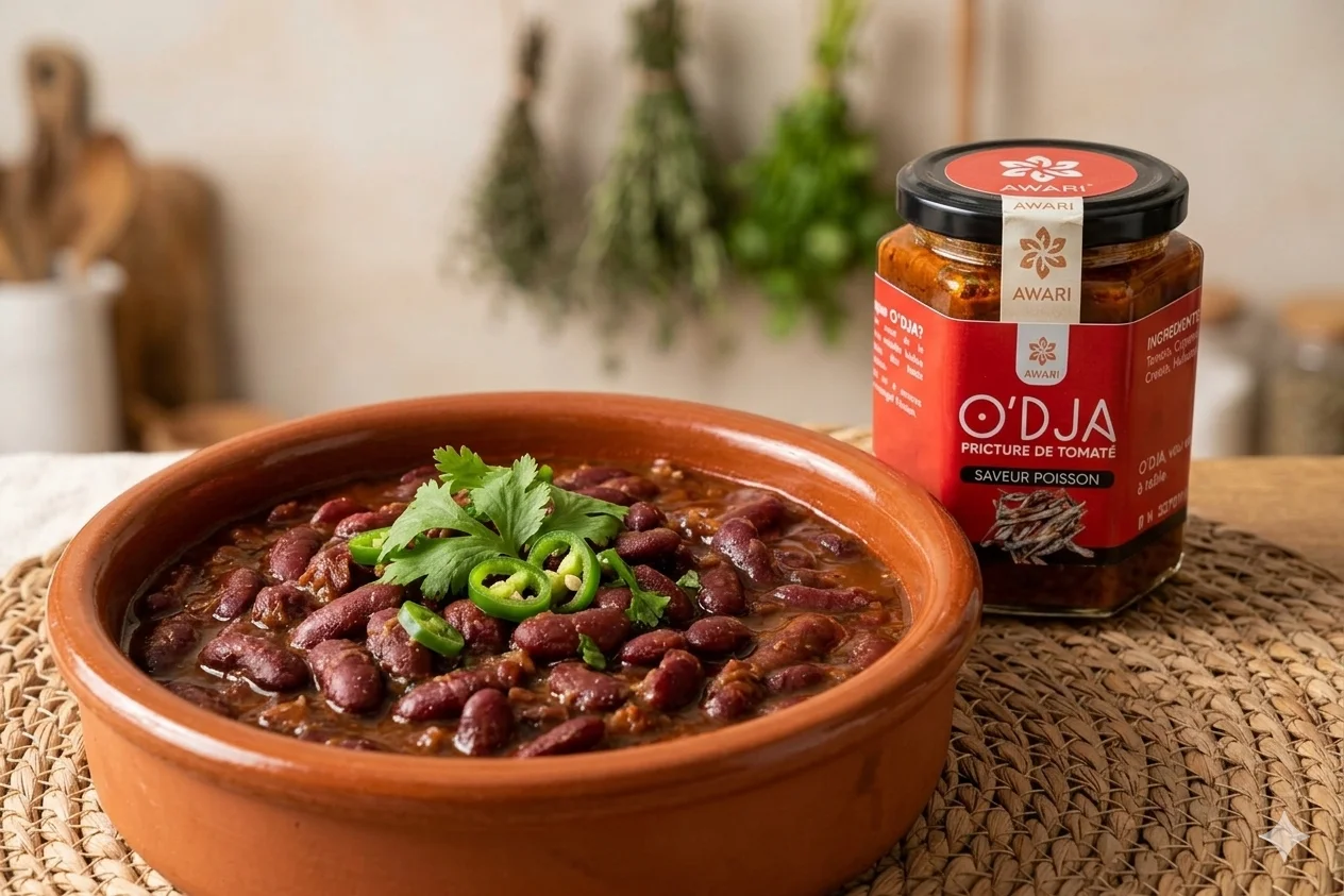 Sauce O'dja ,  produit artisanal béninois